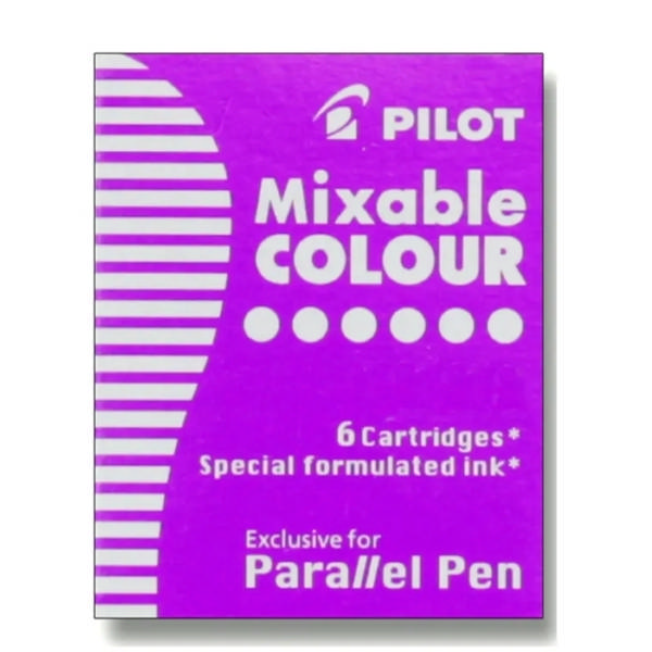 Чернильный патрон Pilot "Parallel Pen" фиолетовый (6шт) IC-P3-S6 V