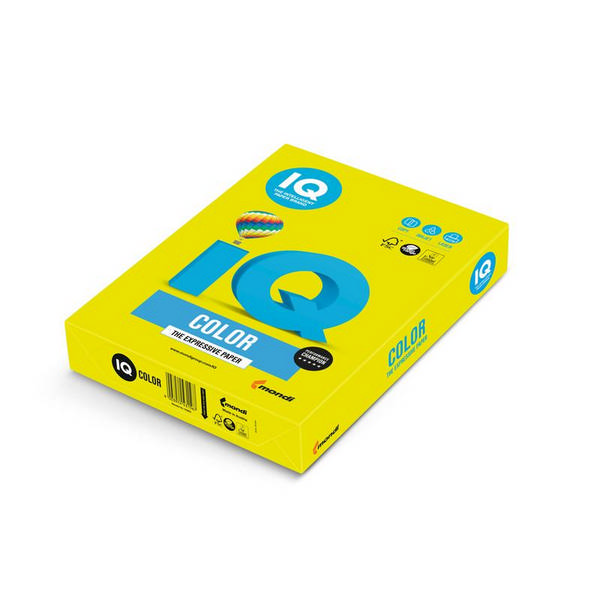 Бумага А3 80г/500л NEON Yellow (желтый неон) NEOGB IQ Color