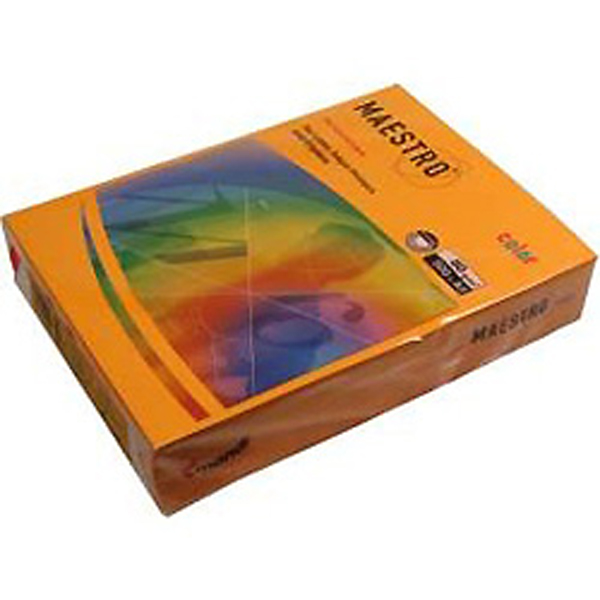 Бумага А3 80г/500л NEON Orange (оранжевый неон) NEOOR Maestro Color
